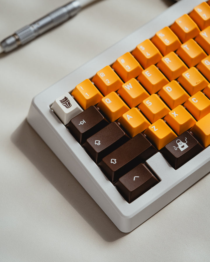 KCH - Keycaps - [Pre-order] KCH Nekoccino Keycaps - Keebz N Cables