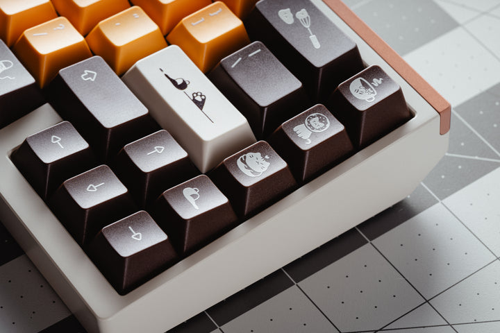 KCH - Keycaps - [Pre-order] KCH Nekoccino Keycaps - Keebz N Cables