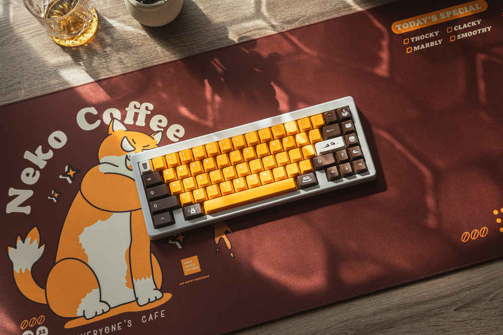 KCH - Deskmat - [Pre-order] KCH Nekoccino Deskmats - Keebz N Cables