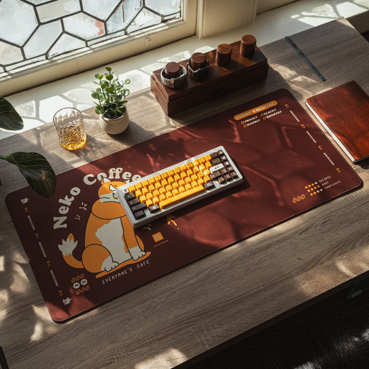 KCH - Deskmat - [Pre-order] KCH Nekoccino Deskmats - Keebz N Cables