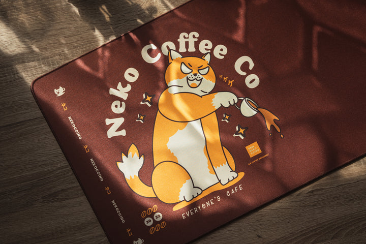 KCH - Deskmat - [Pre-order] KCH Nekoccino Deskmats - Keebz N Cables