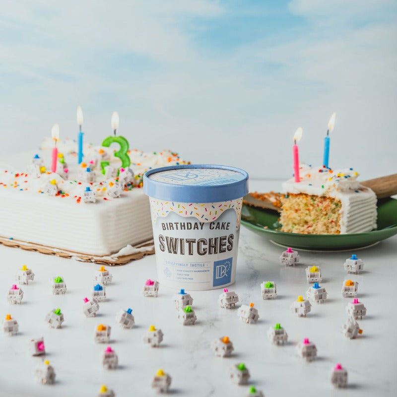 DK Creamery - Birthday Cake Tactile Switches