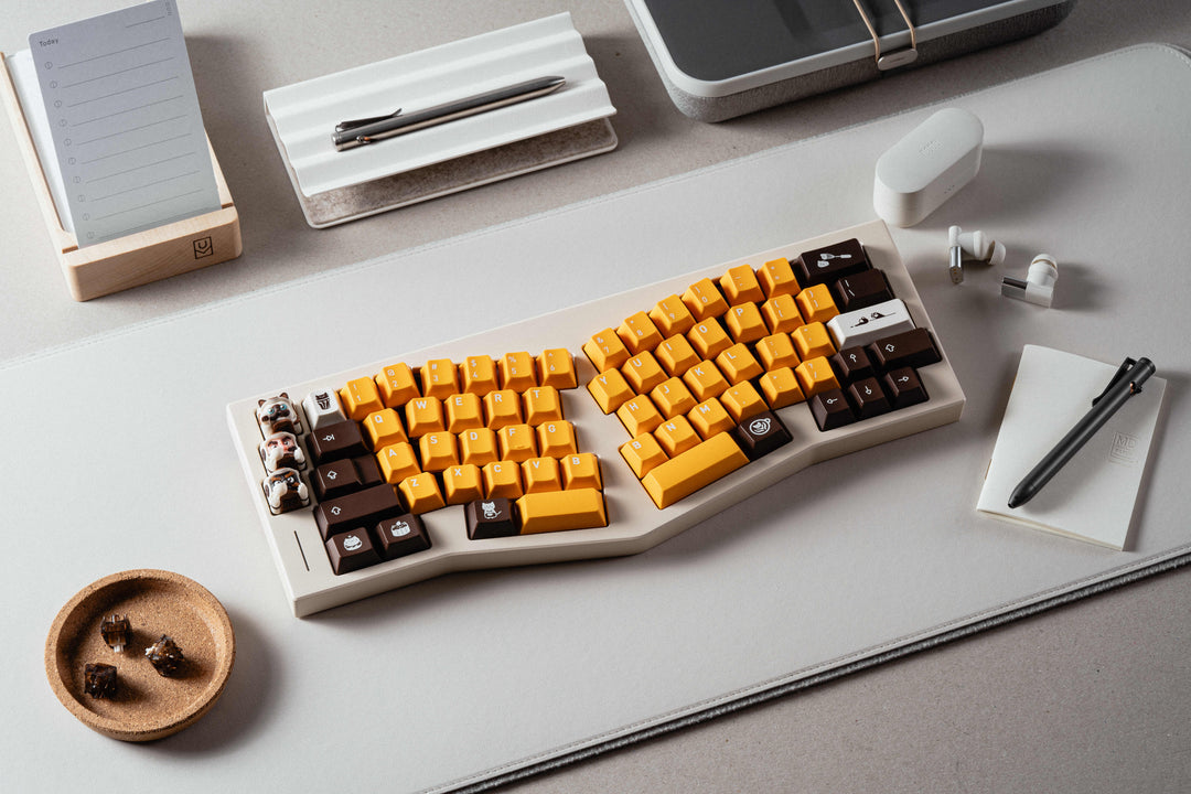 KCH - Keycaps - [Pre-order] KCH Nekoccino Keycaps - Keebz N Cables