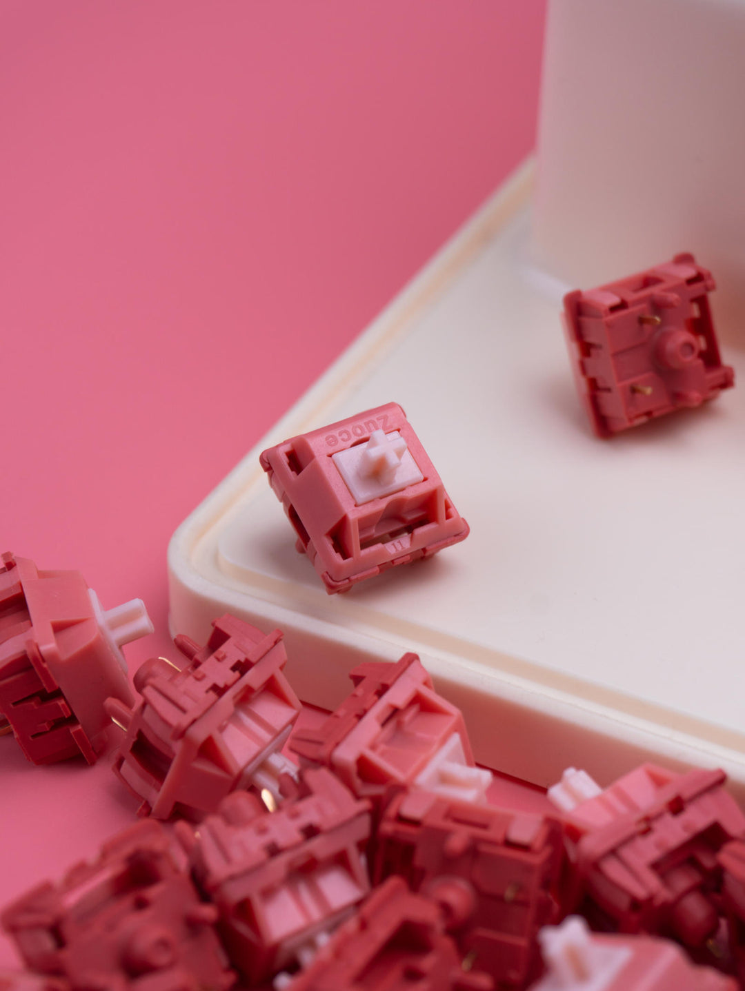 Zuoce Studio - Keyboard Switches - BSUN x Zuoce Studio Sweet Grape Fruit Linear Switches - Keebz N Cables