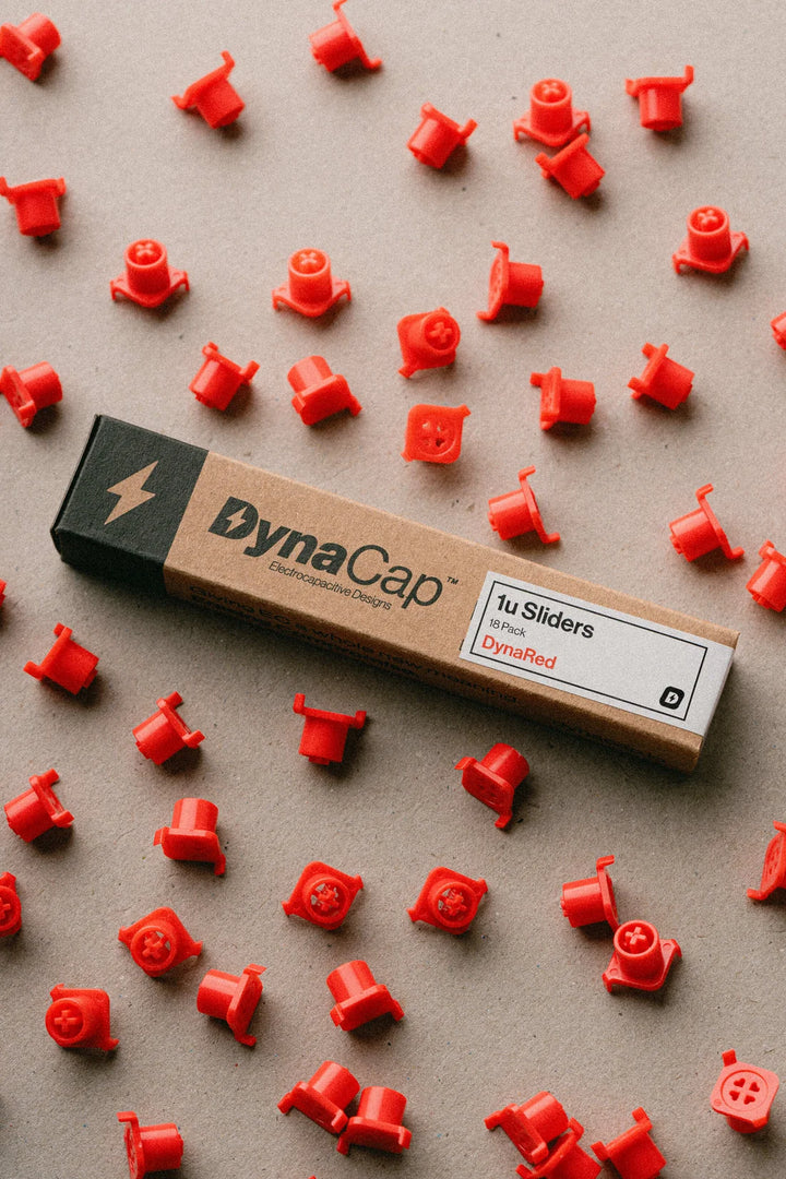 Dynacap 1U Sliders - DynaRed