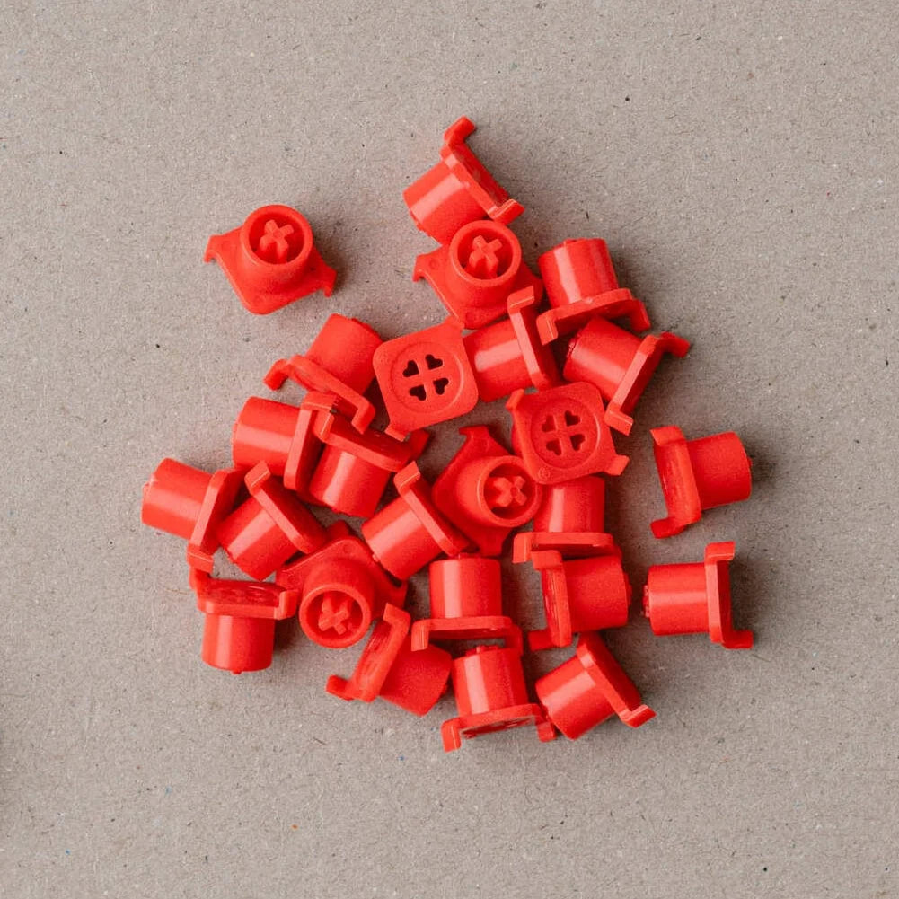 Dynacap 1U Sliders - DynaRed