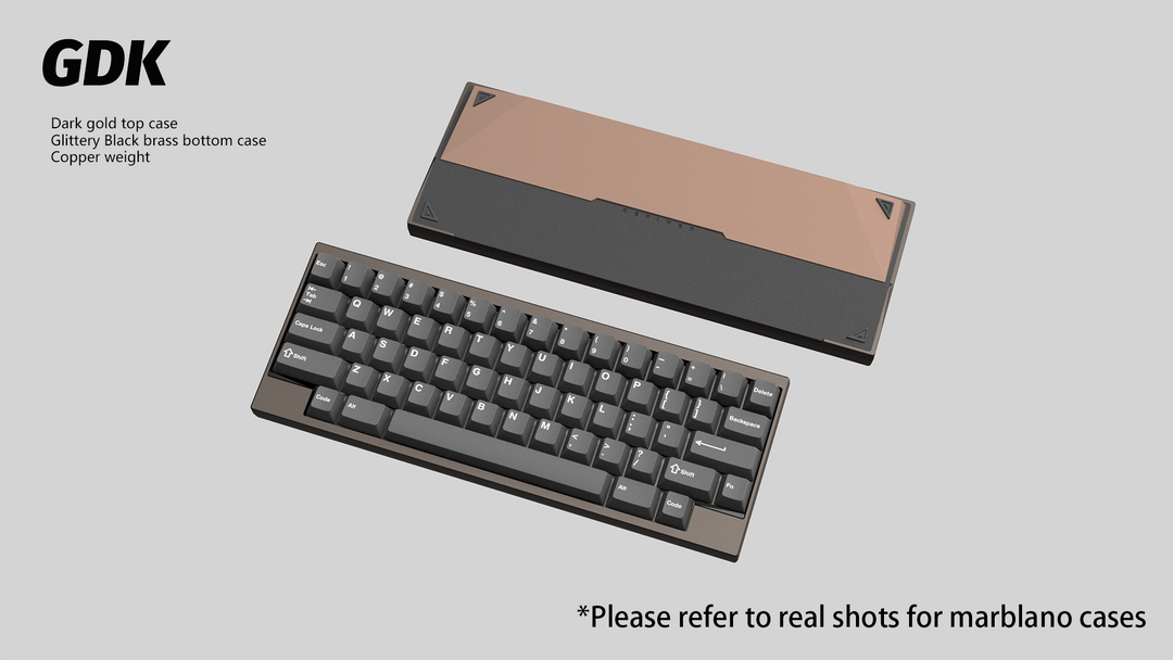 Wuque Studio - Keyboard - [Group-buy] DK1-60 Custom Keyboard Kit - Copper Weight - Keebz N Cables