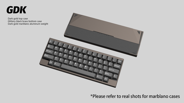 Wuque Studio - Keyboard - [Group-buy] DK1-60 Custom Keyboard Kit - Marblano Weight - Keebz N Cables