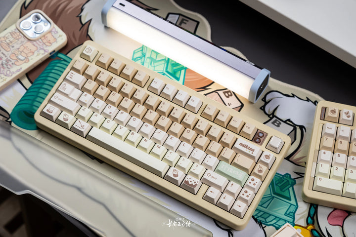QwertyKeys - Keycaps - [Pre-order] QwertyKeys Pearl Milk Tea Keycaps - Keebz N Cables
