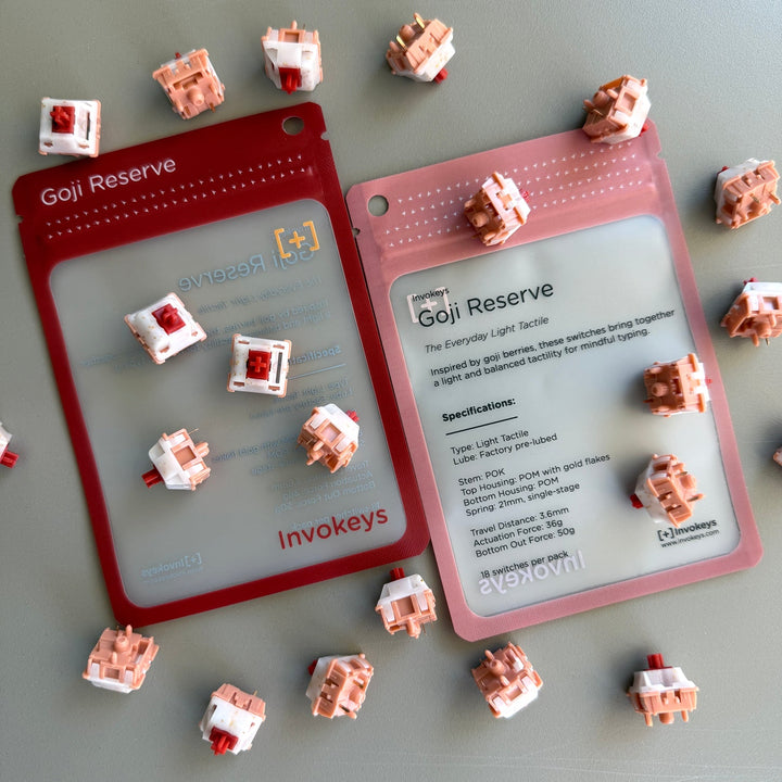 Invokeys Goji Reserve Light Tactile Switches