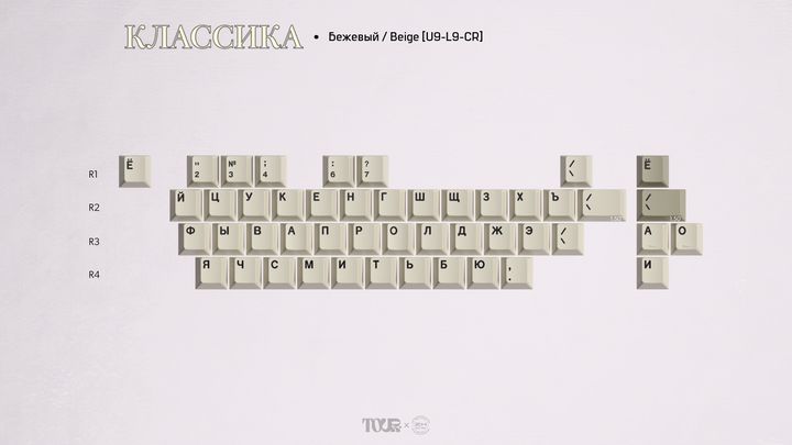 [Group-Buy] GMK классика (Classic) Keycaps