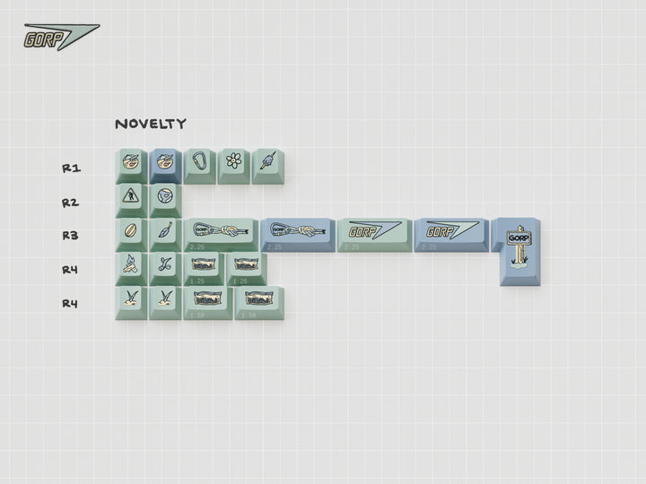 [Pre-order] GMK Gorp Keycaps