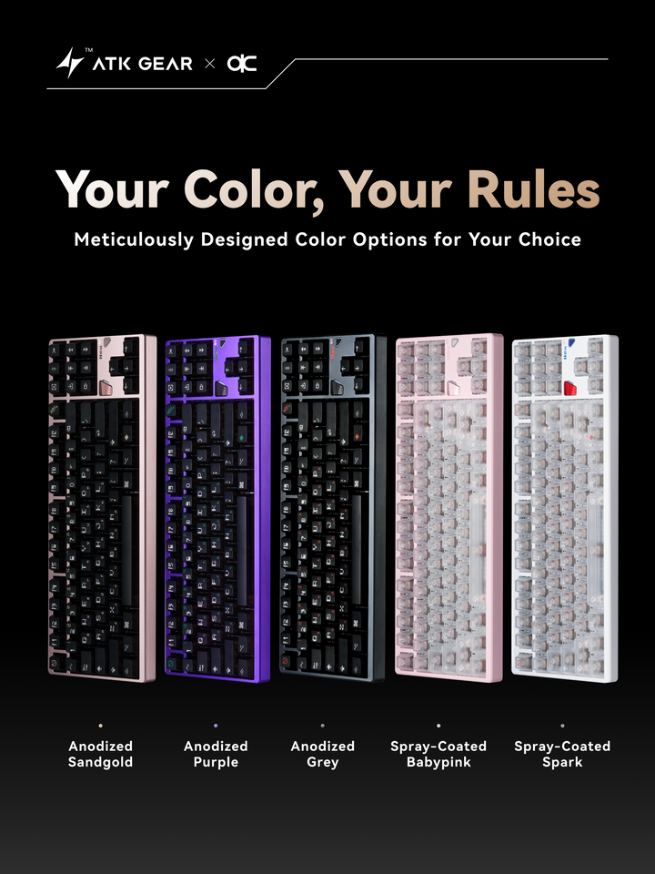 [Pre-order] QwertyKeys x ATK Hex80 TKL - HE Gaming Keyboard