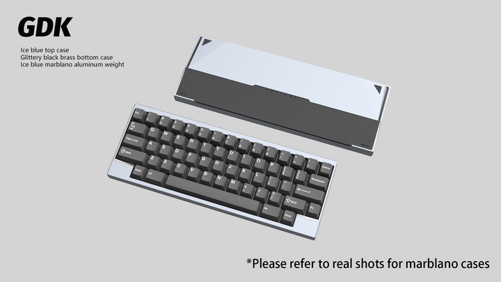 Wuque Studio - Keyboard - [Group-buy] DK1-60 Custom Keyboard Kit - Marblano Weight - Keebz N Cables