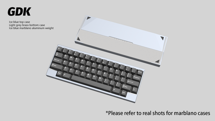 Wuque Studio - Keyboard - [Group-buy] DK1-60 Custom Keyboard Kit - Marblano Weight - Keebz N Cables