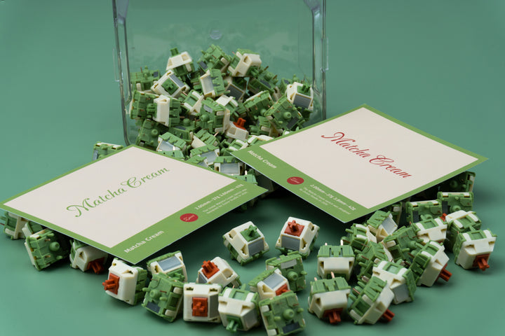 WingTree x Zuoce Studio Matcha Cream Light Tactile Switches