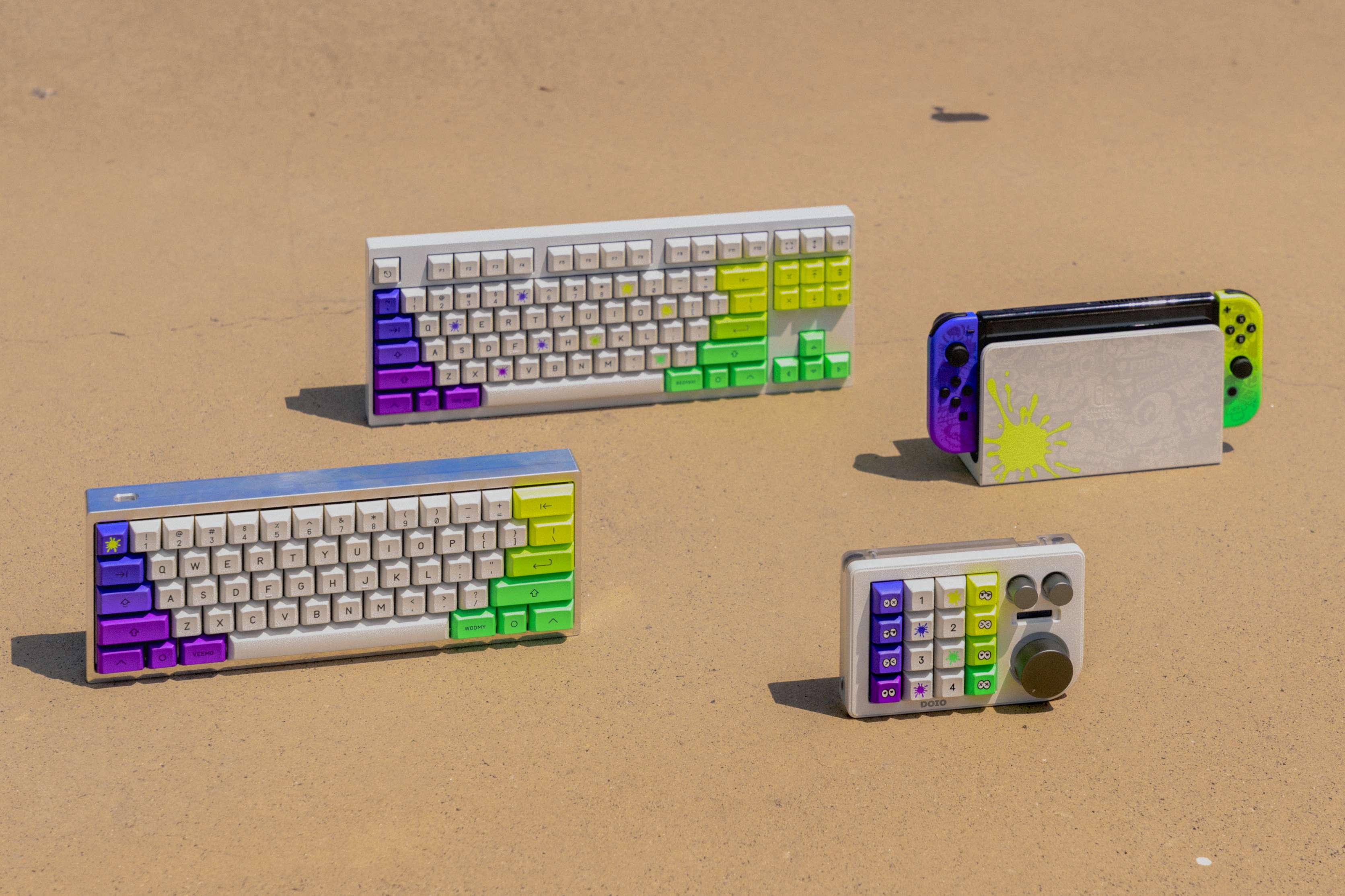 KAM Soda Squid Doubleshot PBT Keycaps Keebz N Cables