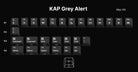 KAP Grey Alert Keycaps