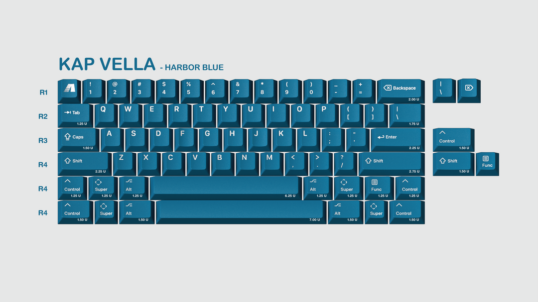 KAP - Keycaps - [Pre-order] KAP Vella 60% Keycaps - Keebz N Cables