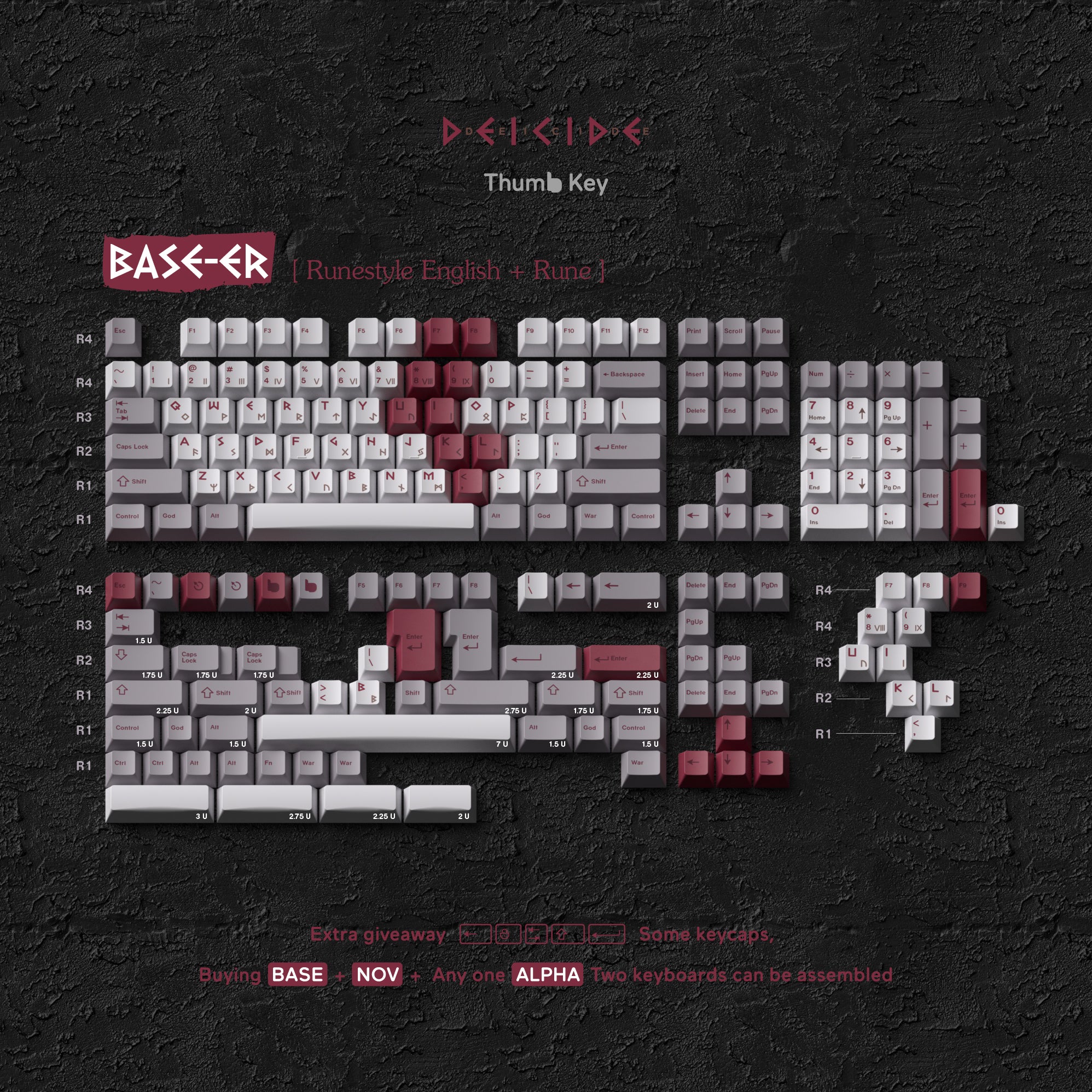 [Group-buy] Domikey Deicide Keycaps
