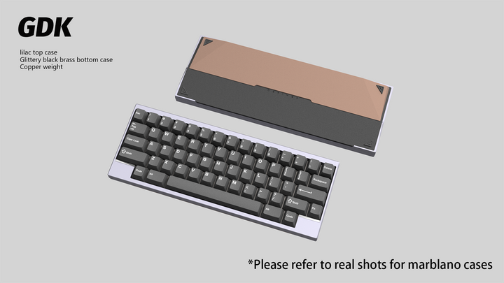 Wuque Studio - Keyboard - [Group-buy] DK1-60 Custom Keyboard Kit - Copper Weight - Keebz N Cables
