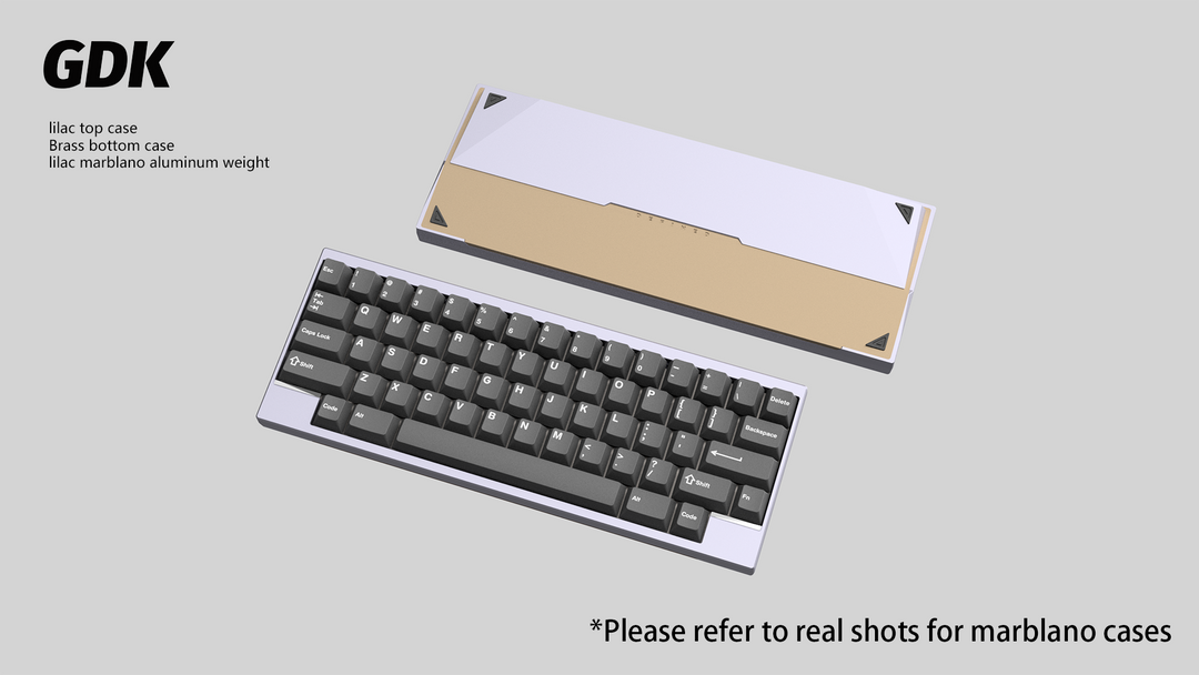 Wuque Studio - Keyboard - [Group-buy] DK1-60 Custom Keyboard Kit - Marblano Weight - Keebz N Cables