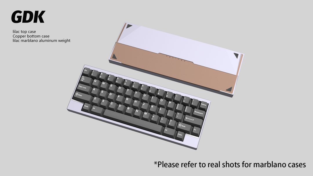 Wuque Studio - Keyboard - [Group-buy] DK1-60 Custom Keyboard Kit - Marblano Weight - Keebz N Cables
