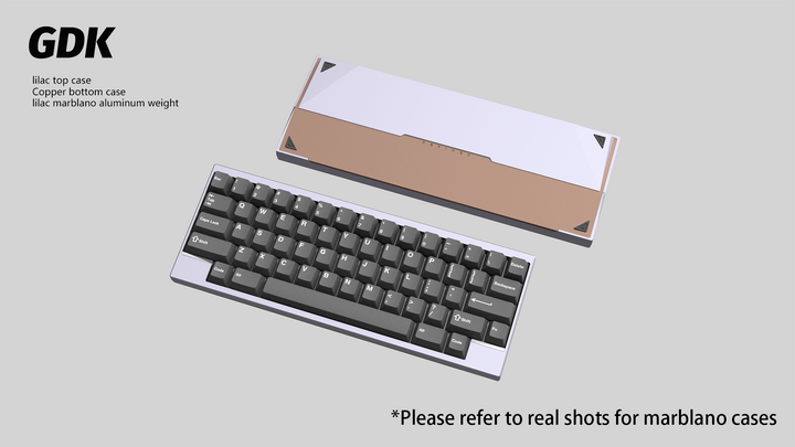 Wuque Studio - Keyboard - [Group-buy] DK1-60 Custom Keyboard Kit - Marblano Weight - Keebz N Cables