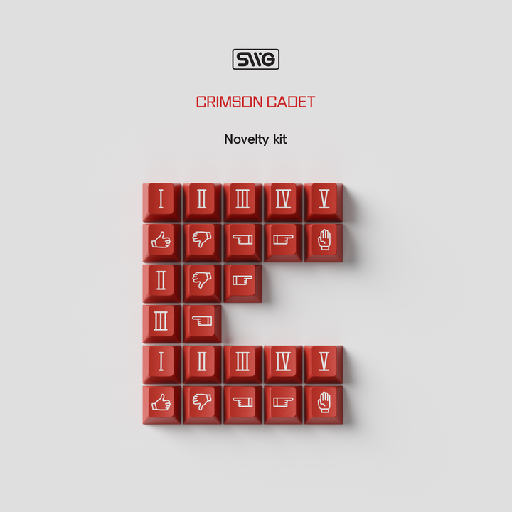 [Group-Buy] SWG Crimson Cadet Keycaps