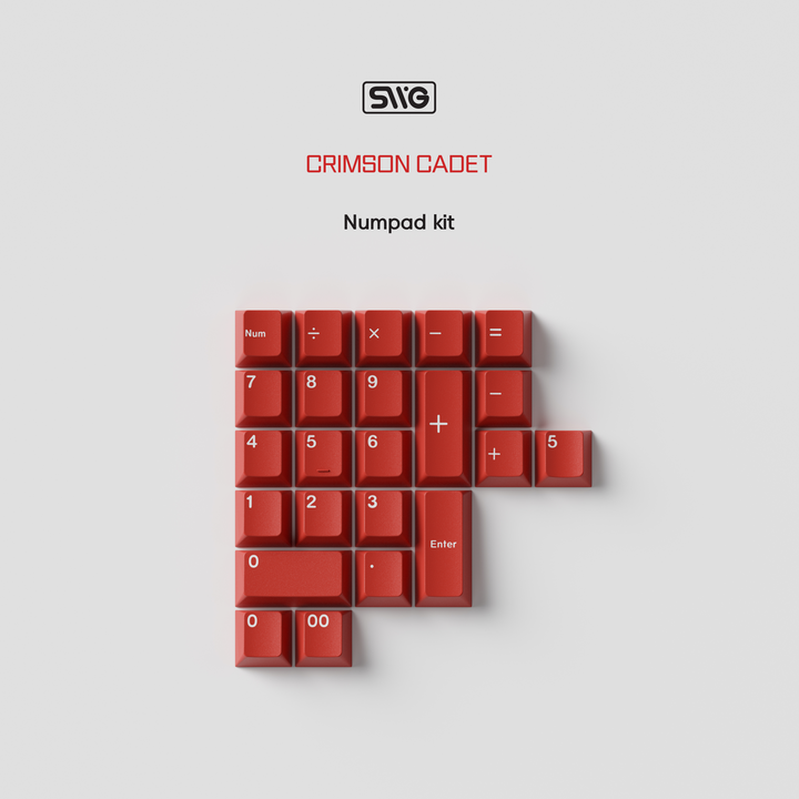 [Group-Buy] SWG Crimson Cadet Keycaps