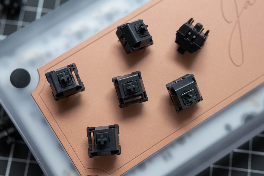 HMX - Keyboard Switches - HMX Noire Linear Switches - Keebz N Cables