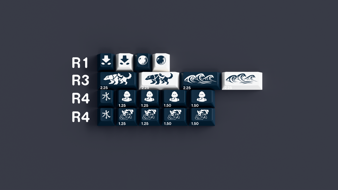 GMK - Keycaps - [Group-Buy] GMK Mizu R2 Keycaps - Keebz N Cables
