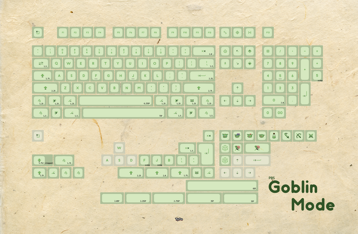 CannonKeys - Keycaps - [Group-buy] PBS Goblin Mode Keycaps - Keebz N Cables