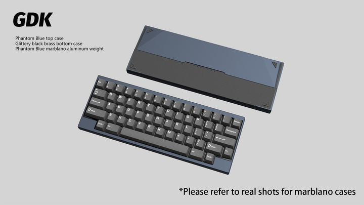 Wuque Studio - Keyboard - [Group-buy] DK1-60 Custom Keyboard Kit - Marblano Weight - Keebz N Cables