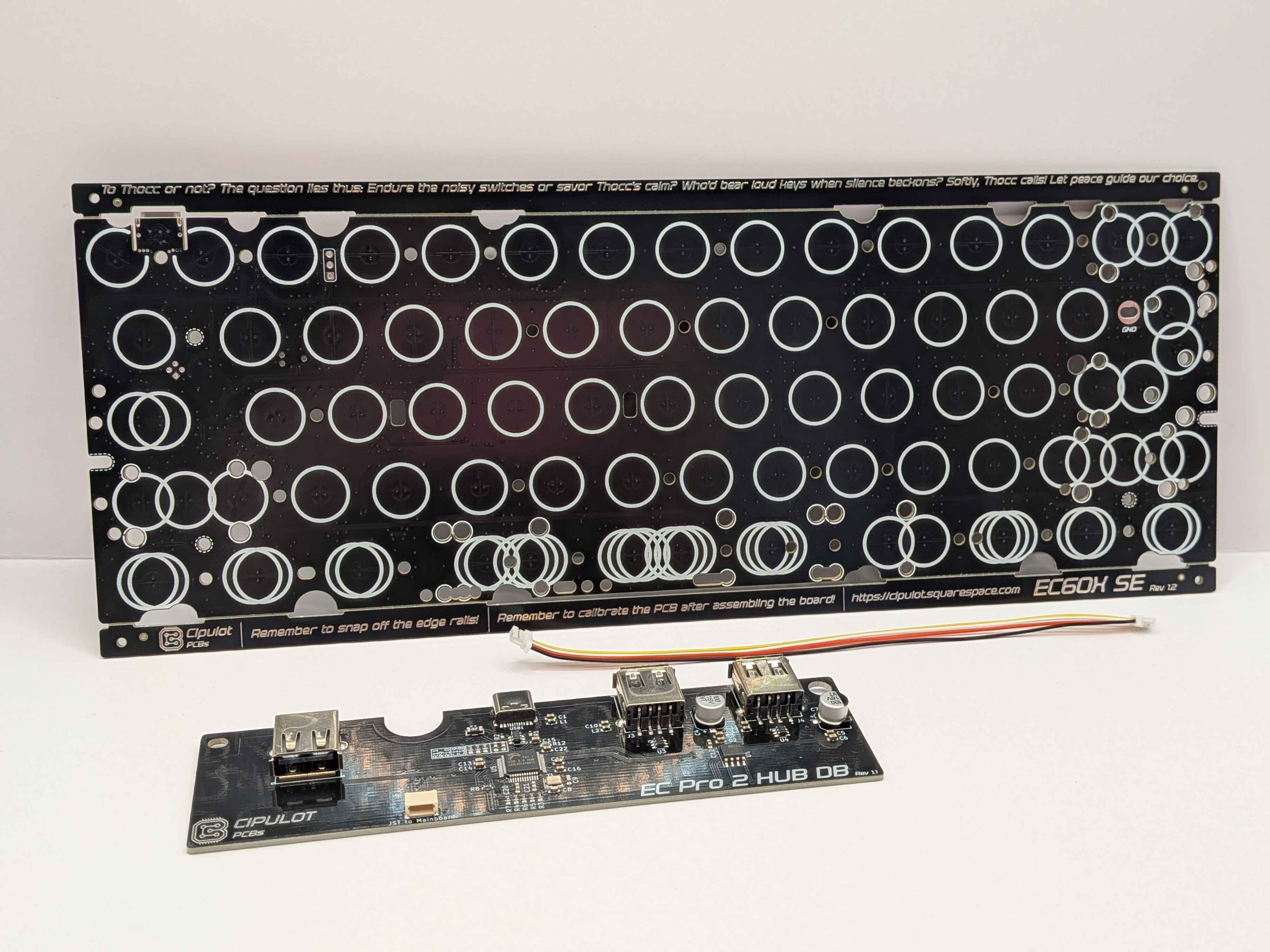 Cipulot EC 60X-SE PCBs and Bundles Keebz N Cables