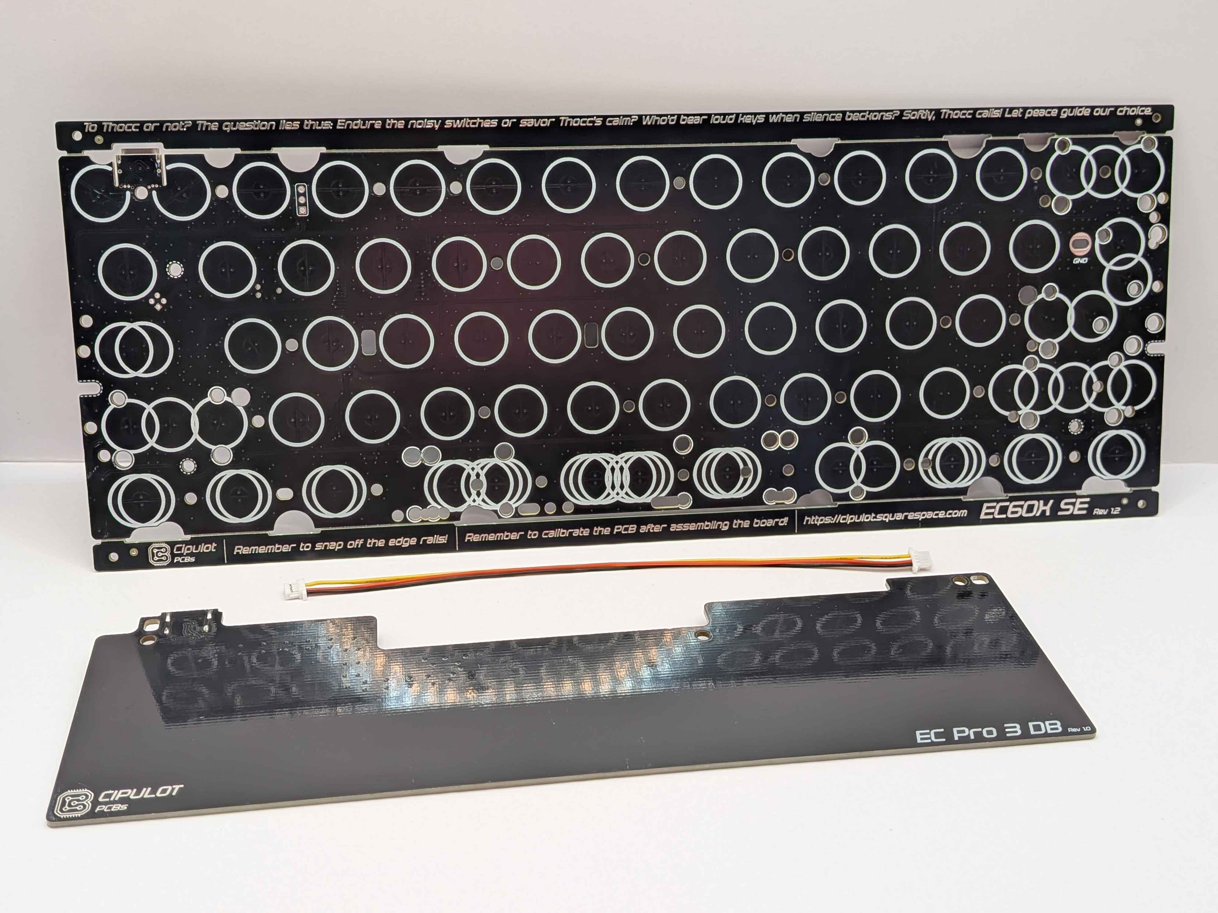 Cipulot EC 60X-SE PCBs and Bundles Keebz N Cables