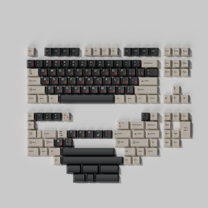 [예약주문] Keykobo KKB 레트로 혼합 조명 키캡