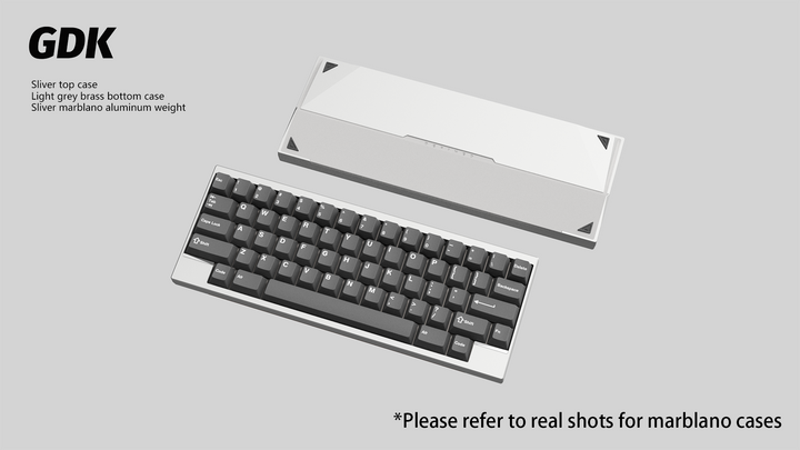 Wuque Studio - Keyboard - [Group-buy] DK1-60 Custom Keyboard Kit - Marblano Weight - Keebz N Cables