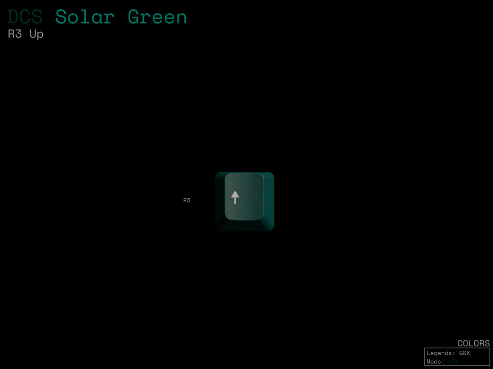 [Group-buy] DCS Solar Green Keycaps