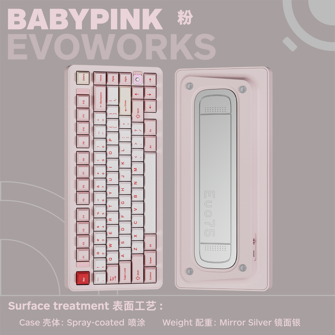 Evoworks - Keyboard - [Pre-order] Evoworks Evo75 75% Mechanical Keyboard - Keebz N Cables
