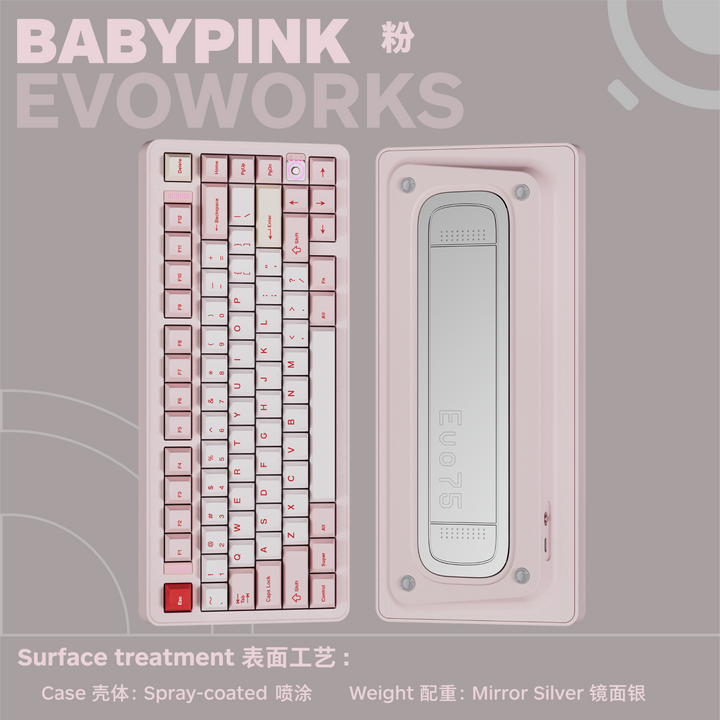 Evoworks - Keyboard - [Pre-order] Evoworks Evo75 75% Mechanical Keyboard - Keebz N Cables