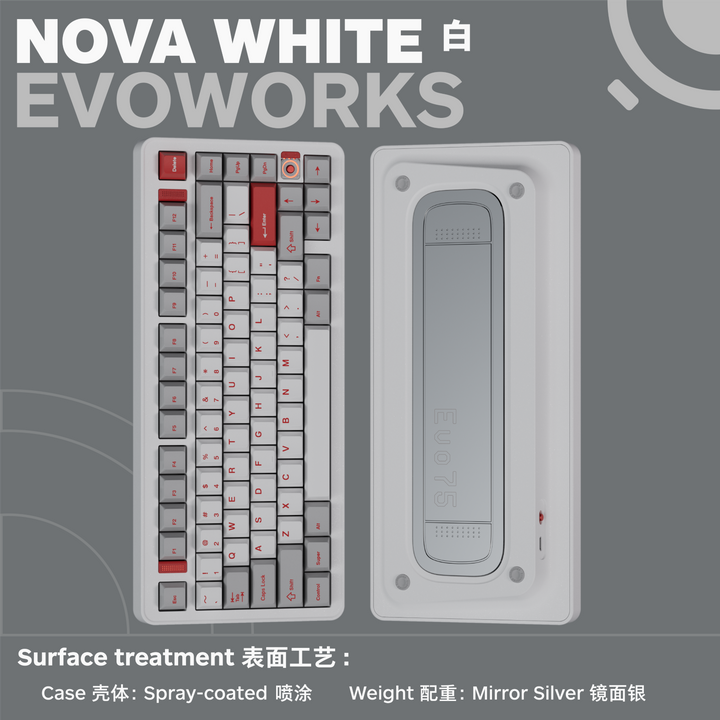 Evoworks - Keyboard - [Pre-order] Evoworks Evo75 75% Mechanical Keyboard - Keebz N Cables