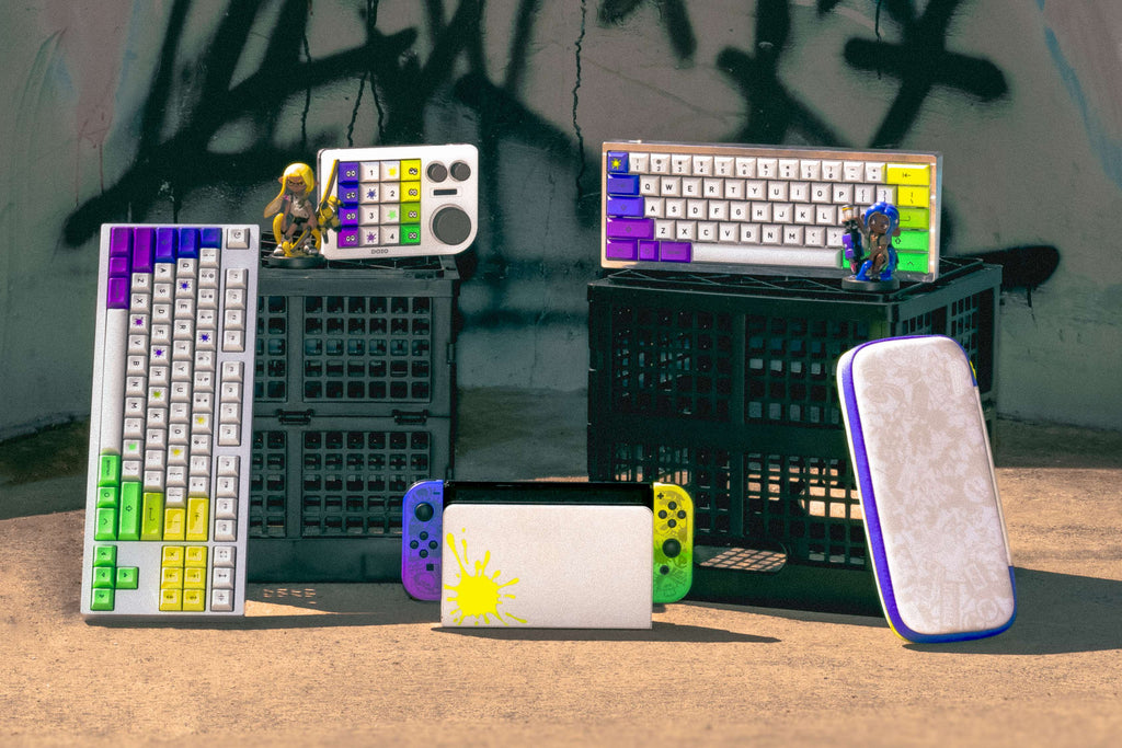 KAM Soda Squid Doubleshot PBT Keycaps Keebz N Cables