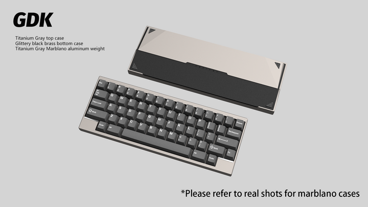 Wuque Studio - Keyboard - [Group-buy] DK1-60 Custom Keyboard Kit - Marblano Weight - Keebz N Cables