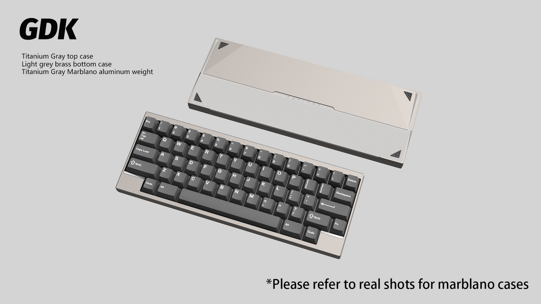 Wuque Studio - Keyboard - [Group-buy] DK1-60 Custom Keyboard Kit - Marblano Weight - Keebz N Cables