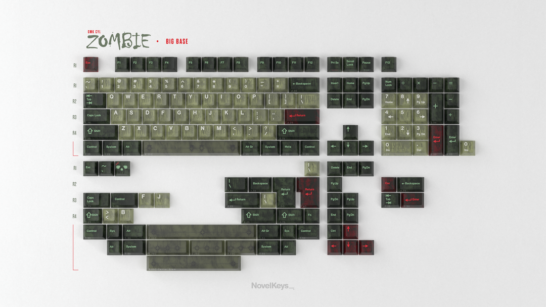 [Group-Buy] GMK CYL Zombie Keycaps