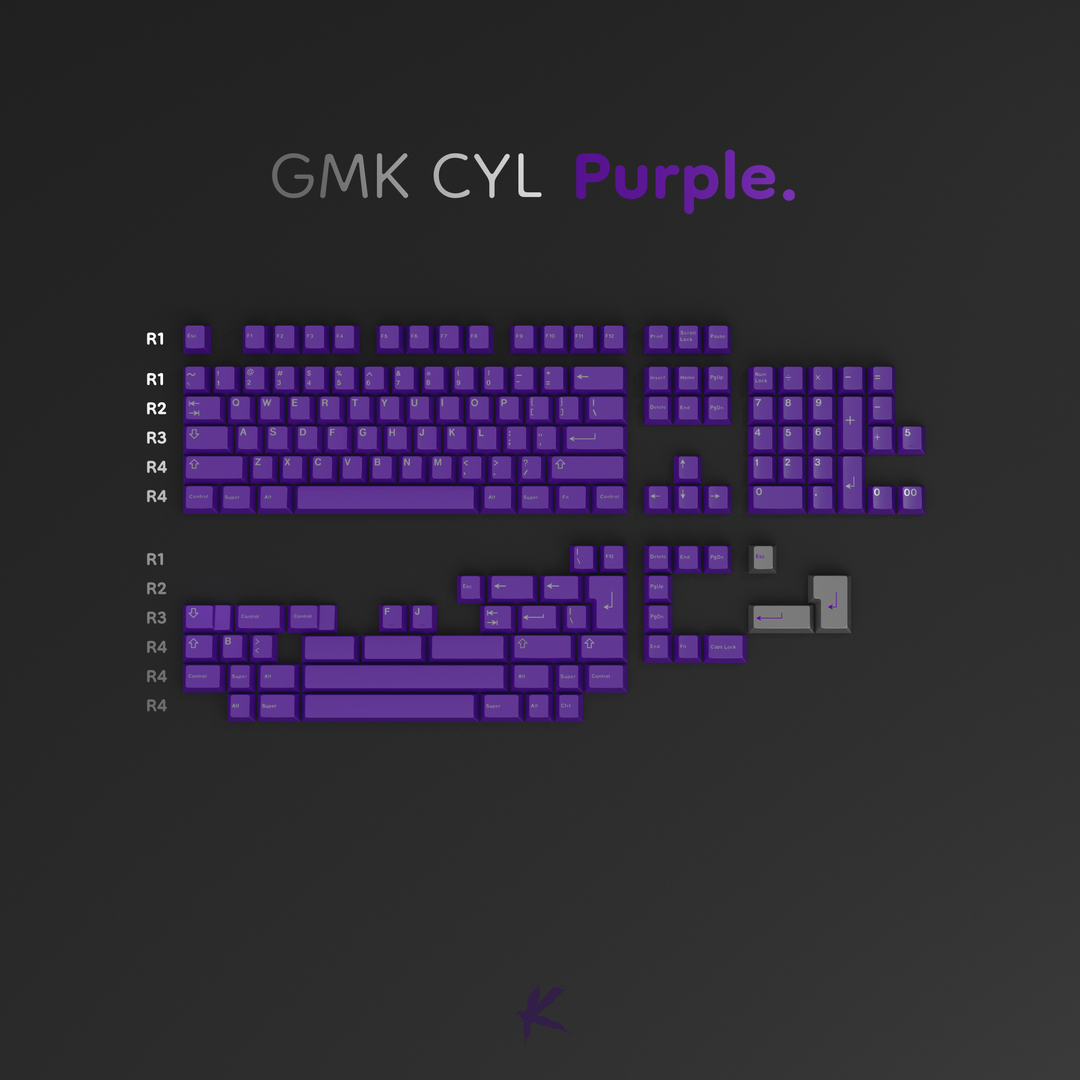 [Group-Buy] GMK CYL Purple Keycaps