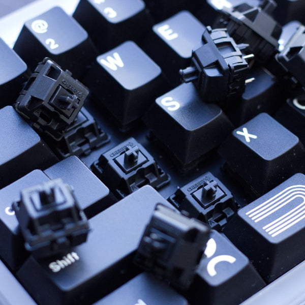 Cherry - Keyboard Switches - Cherry Hyperglide - MX Black Linear Switches - Keebz N Cables