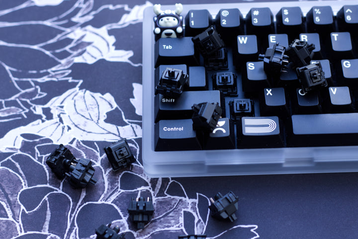 Cherry - Keyboard Switches - Cherry Hyperglide - MX Black Linear Switches - Keebz N Cables
