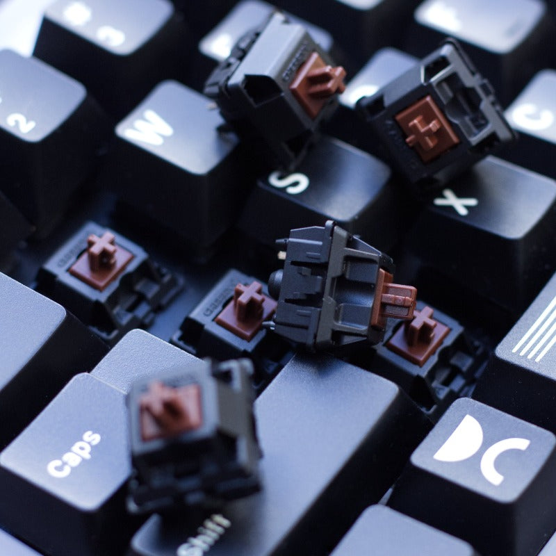 Cherry - Keyboard Switches - Cherry Hyperglide - MX Brown Tactile Switches - Keebz N Cables